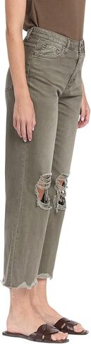 VERVET 90'S Vintage Super High Rise Crop Flare Jeans V2736BE in Kuwait