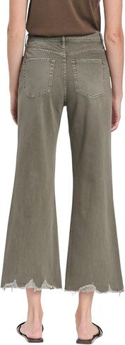 VERVET 90'S Vintage Super High Rise Crop Flare Jeans V2736BE in Kuwait