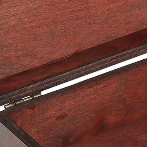 Vintage Decorative Wooden Box,Keepsake Box with Lock and Key,Jewelry Treasure Chest with Hinged Lid for Jewelry Necklace,Earrings,Rings,Great Gift(5.7 * 4.3 * 2.6in) in Kuwait