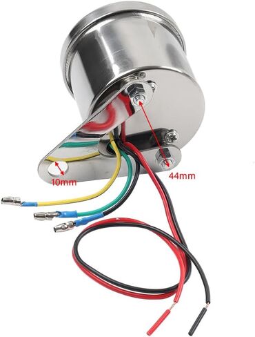 Cnkaka036 12V Night Light Tachometer Gauge back light tachometer Chrome For Motorcycle Models of DC 12V 1 Pc in Kuwait