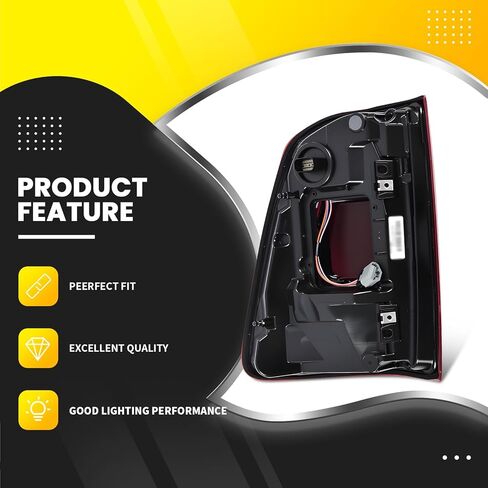 Passenger Side Tail Light Assembly with Blind Spot Compatible with 2019-2023 Ram 1500 Rear Light Taillight (Module Not Included) 68262530AE CH2801217 in Kuwait