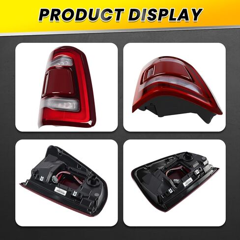 Passenger Side Tail Light Assembly with Blind Spot Compatible with 2019-2023 Ram 1500 Rear Light Taillight (Module Not Included) 68262530AE CH2801217 in Kuwait
