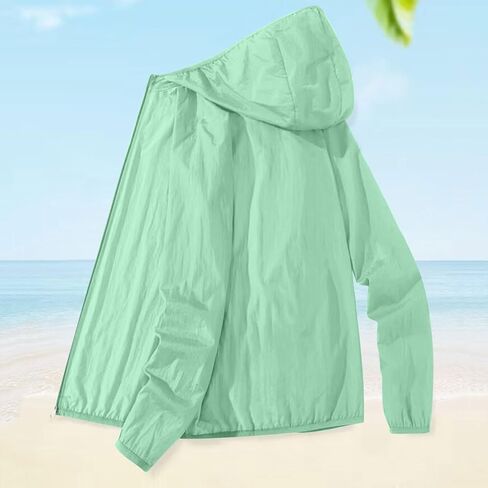 Women Upf 50 Uv Sun Protection Full Zip Up Hoodies Long Sleeve Lightweight Sun Shirts Outdoor Athletic Going Out in Saudi Arabia