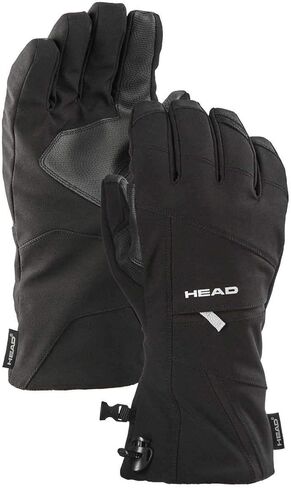 Head Unisex Ski Gloves with Pocket and Touchscreen Technology (Black, X-Large) in Saudi Arabia