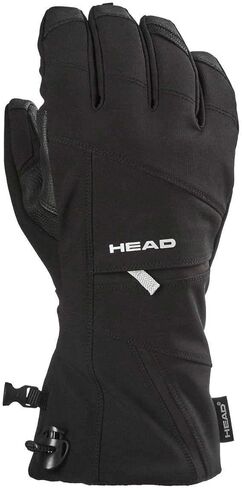 Head Unisex Ski Gloves with Pocket and Touchscreen Technology (Black, X-Large) in Saudi Arabia