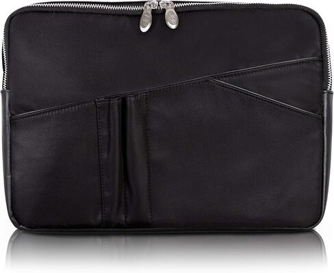 McKlein Crescent, 14" Laptop Sleeve Case with Leather Trim/Laptop or Tablet Bag Case, Sleek Water Repellent Design, Lightweight Business School College Casual in Saudi Arabia