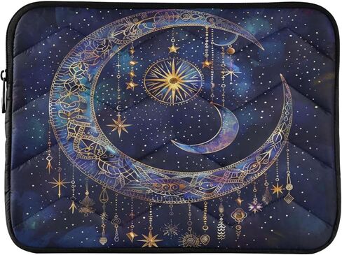 ALAZA Astrology Mystical Bohemian Moon Stars Boho Laptop Sleeve Bag Waterproof Protective Notebook Case, 15.6 Inch in Saudi Arabia