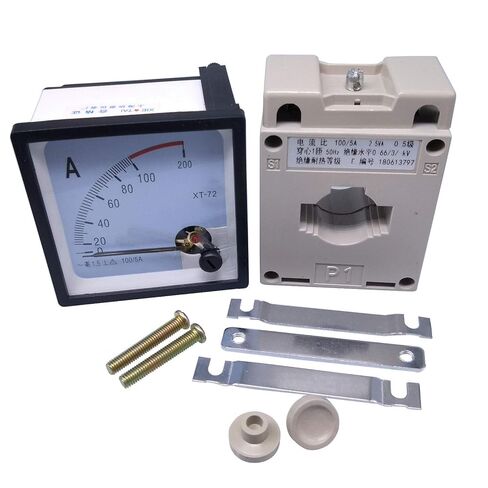 التيار المتناوب 0 ~ 100A التناظرية أمبير لوحة العدادات الحالية مقياس التيار الكهربائي XT-72 والمحول الحالي in Saudi Arabia