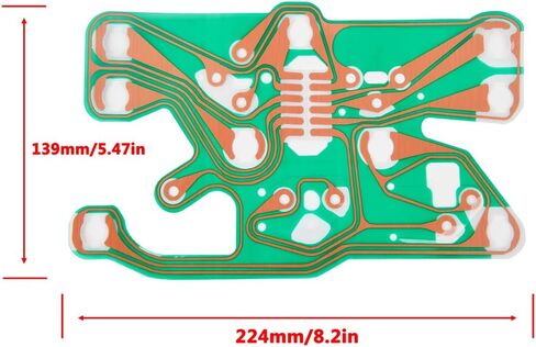 602505 Printed Circuit Board Compatible with Corvette C3 Center Gauge Cluster 1977 1978 1979 1980 1981 1982 in Kuwait