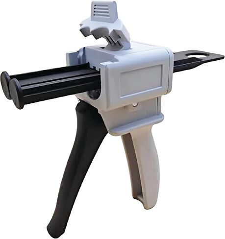 LAUCO Epoxy Gun Dual Cartridge 200 ml, Dual Cartridge Epoxy Gun, Manual Dual Cartridge Epoxy Gun for Panel Bonding Adhesive Applicator, Fillers, Structural Epoxy, Plastic Repair Epoxy and Adhesives in Saudi Arabia