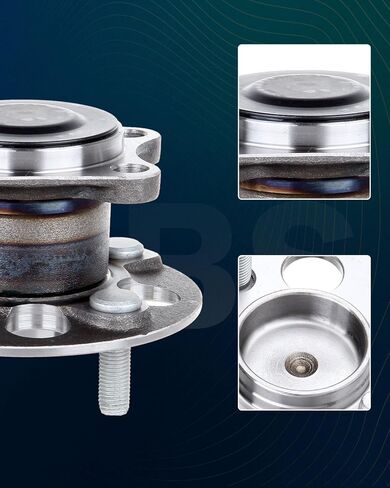 SCITOO 2 x Rear Left and Right Side Wheel Bearing and Hub Assembly 2006 2007 for Toyota for Yaris,Non-ABS 4-Lug 1.5L 512371 in Saudi Arabia