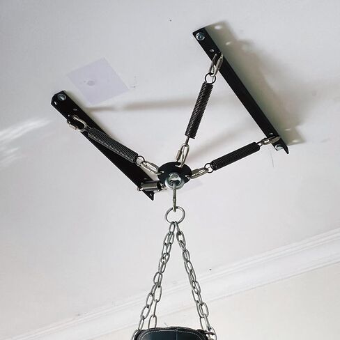 Heavy Punching Bag Hanger for Heavy Bags up to 140 LBS, Noise and Vibration Dampening Design, Drywall or Open Floor Joist Mount at 12'' or 16'' in Kuwait