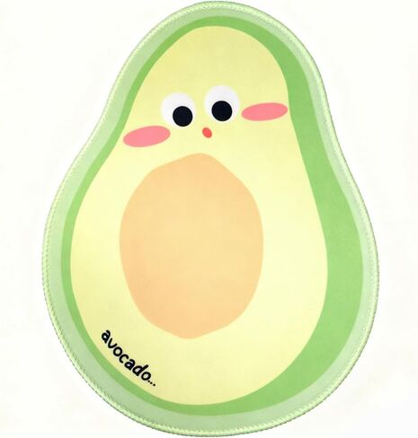 Leden Mouse Pad Cute Avocado Mouse Pads, Computer Mousepad with Non-Slip Rubber Base for Laptop Gaming Home Office, 11 x 8.2 Inches in Saudi Arabia