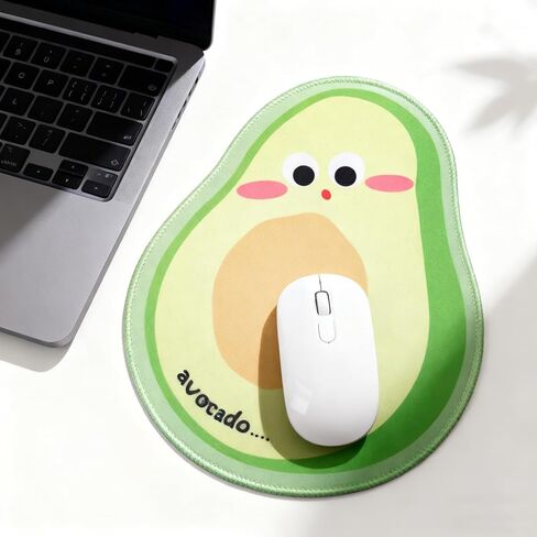 Leden Mouse Pad Cute Avocado Mouse Pads, Computer Mousepad with Non-Slip Rubber Base for Laptop Gaming Home Office, 11 x 8.2 Inches in Saudi Arabia