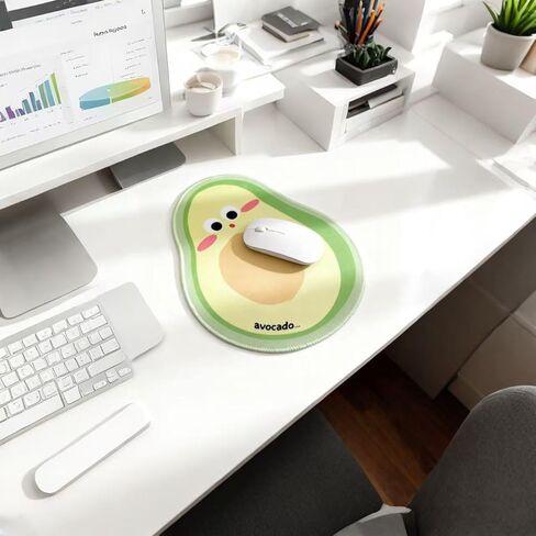 Leden Mouse Pad Cute Avocado Mouse Pads, Computer Mousepad with Non-Slip Rubber Base for Laptop Gaming Home Office, 11 x 8.2 Inches in Saudi Arabia