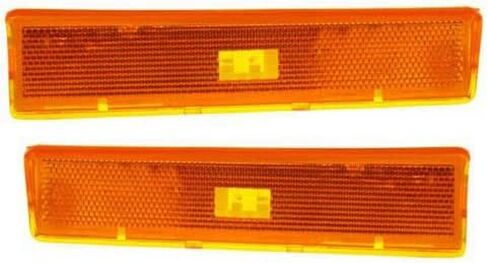 مجموعة العلامات الجانبية Garage-Pro متوافقة مع 1980-1986 Ford F-150، تناسب 1980-1986 برونكو، تناسب 1980-1986 F-350، يتم تركيبها على الحاجز والسائق الأمامي وجانب الركاب in Saudi Arabia