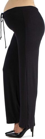 24seven ملابس مريحة للنساء للحوامل، سراويل مريحة برباط مطاطي للخصر مصنوعة في الولايات المتحدة الأمريكية - مقاس صغير - 3X in Kuwait