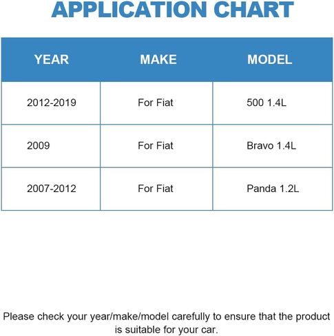 ECCPP A/C قابض الضاغط 2012-2019 لشركة فيات 500 L4 1.4L 2009 لشركة فيات برافو L4 1.4L قابض تيار متردد للتبريد السريع in Saudi Arabia