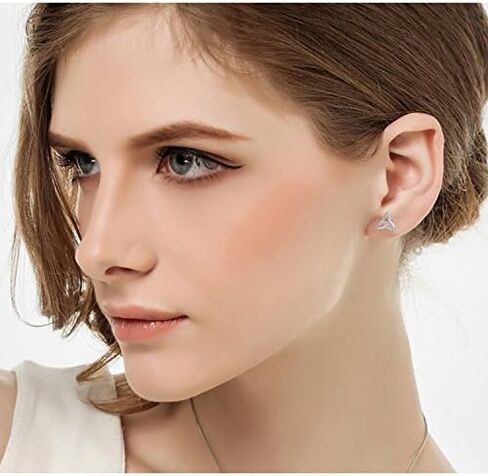 Celtic Stud Earrings Sterling Silver Celtics Jewelry Triquetra Knot Earrings Studs for Women Teen Girls in Saudi Arabia