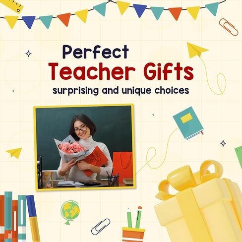 Teacher's Earrings for Women - Cute Apple & Pencil Lightweight Acrylic Stud Earrings for Teacher Appreciation Day Birthday Gifts in Kuwait