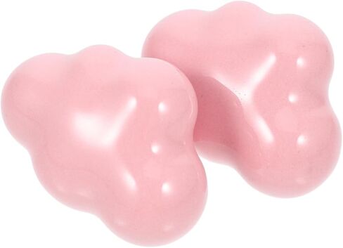 Cloud Shape Ceramic Drawer Pulls 2pcs, Cute Kitchen Cabinet Hardware Handles for ’ Room, Nursery Dresser Door Knobs in Light Pink in Saudi Arabia