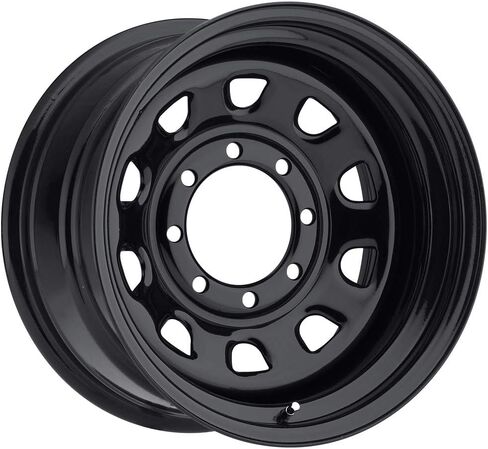 Vision 84 D Window 15x8 5x4.75" -19mm Gloss Black Wheel Rim in Kuwait