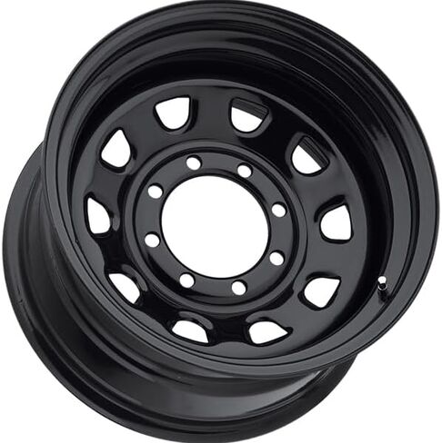 Vision 84 D Window 15x8 5x4.75" -19mm Gloss Black Wheel Rim in Kuwait