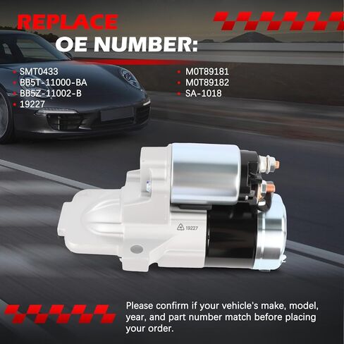 كاتب 19227 1.2V 1.4kw 11T 2.0L 2.5L مناسب للتركيز 2013-2016 لـ Fusion-Auto Turbo لـ Fusion-Auto 12-16 لـ MKT 13-14 MKZ 13-16 قطع غيار محرك السيارة in Saudi Arabia