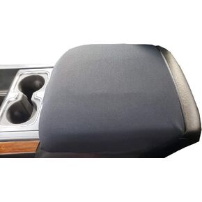 أغطية وحدة التحكم في السيارة بالإضافة إلى أنها مصنوعة في الولايات المتحدة الأمريكية مصممة لجميع موديلات مقاعد الجرافة جي إم سي سييرا 2014-2026 غطاء وحدة التحكم المركزية لمسند الذراع التلقائي من النيوبرين باللون الرمادي (C4O) in Kuwait