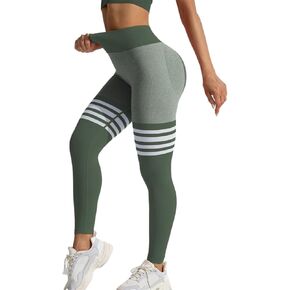 Women's Seamless Leggings, High Waisted Booty Leggings for Women Tummy Control Butt Lifting Yogga Pants for Gym Workout in Saudi Arabia