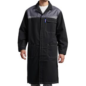 Mechanic Lab Coat for Men Workshop Long Coat Warehouse Work Smocks Shop Coats in Saudi Arabia