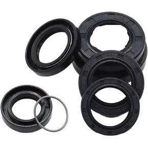 ID25/26/27/28mm TC NBR Oil Seals OD 32~56mm THK4/5/6/7/8/10/12mm Nitrile Rubber Double Lip Oil Rotating Shaft Gasket(2 pieces,25x62x10mm) in Kuwait