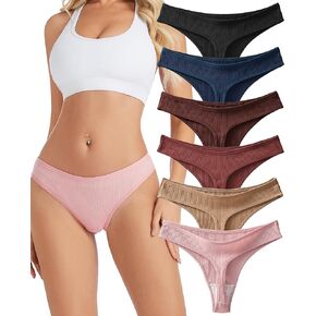 سراويل داخلية قطنية للنساء من Sunm Boutique، ملابس داخلية نسائية مثيرة منخفضة الارتفاع، سراويل داخلية قطنية مضلعة لا تظهر للسيدات in Kuwait