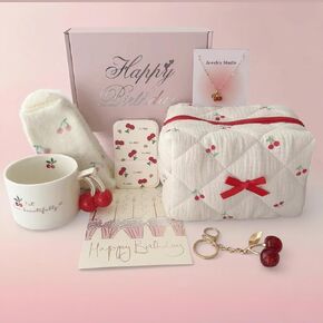 Best Friend Birthday Gifts.Birthday Gifts for Women,Girlfriend.Birthday Gifts for Bestie,teengirl,daughter,Cherry series gifts in Saudi Arabia