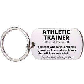 Infinity Collection Athletic Trainer Gift, Personalized Athlete Coach Keychain, Sports Trainer Jewelry Gift in Kuwait