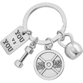 Fitness Keychain,Cool Keychains Gift for Workout Lovers, Trainers, Athletes in Kuwait