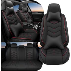 Car Seat Covers Fit for mini Cooper s 2000-2012, Stylish Sport Seat Covers, Waterproof Wear-Resistant Premium Nappa Leather Car Seat Cover.(2 Pcs Front/Black Blue) in Kuwait