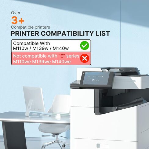 خرطوشة حبر E-Z Ink 141A بديلة متوافقة لخرطوشة حبر HP 141A Black LaserJet W1410A 141X W1410X لطابعات HP LaserJet Pro M110w MFP M139w M140w (2 أسود، مع رقاقة) in Kuwait