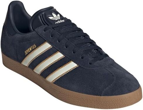 Men's Adidas Gazelle Juventus Terrace Icons Shoes - Legend Ink / Off White / Dark Football Gold in Saudi Arabia