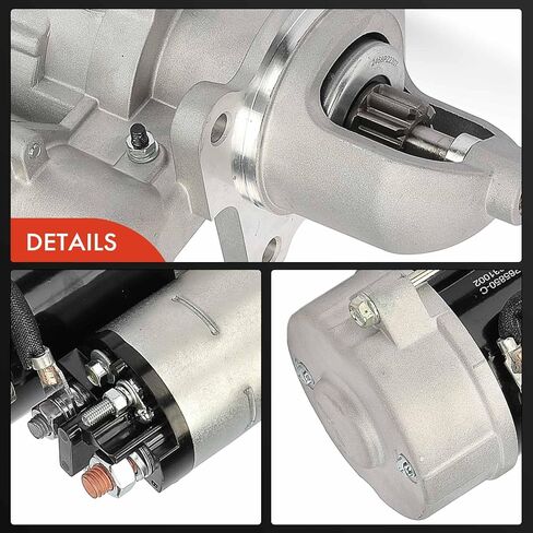 محرك A-Premium Starter متوافق مع Ford F600، F700، F800، B600، B700 & Blue Bird All American FE، الحافلات التجارية، SHL Commercial، SHL TC2000، TC1000، TC2000، 12V 3.0KW 10 أسنان CW in Saudi Arabia