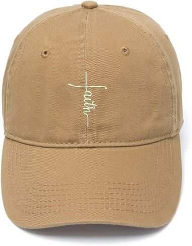 Men's Baseball Caps Jesus Cross Embroidered Dad Hat Washed Cotton Embroidery Hat in Saudi Arabia