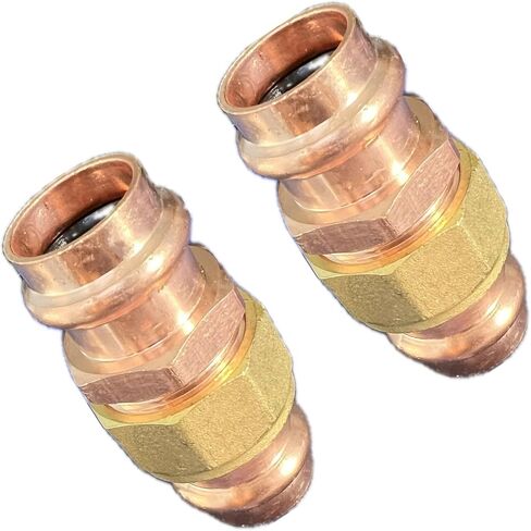 EZ-FLUID (1) Heavy Duty 1" Press x Press Union LF Press Pressure Copper Fitting,ProPress Press Copper Fitting Connection,Residential,Commercial Plumbing in Saudi Arabia