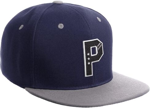 Daxton Classic Snapback 3D Alphabet A إلى Z أرقام الأحرف الأولى قبعة مسطحة بيل قناع in Saudi Arabia