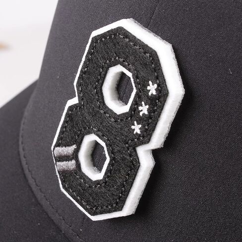 Daxton Classic Snapback 3D Alphabet A إلى Z أرقام الأحرف الأولى قبعة مسطحة بيل قناع in Saudi Arabia