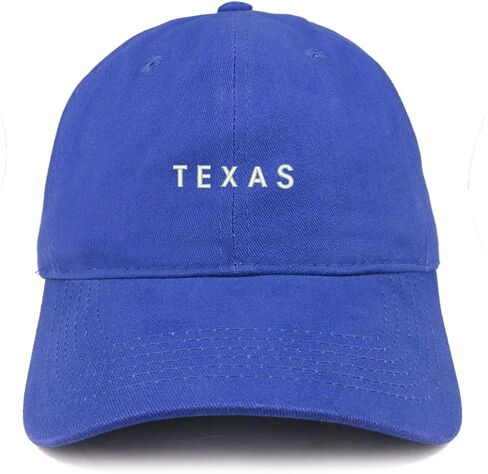 Trendy Apparel Shop Texas Text Embroidered Soft Cotton Dad Hat in Saudi Arabia