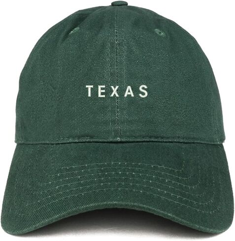 Trendy Apparel Shop Texas Text Embroidered Soft Cotton Dad Hat in Saudi Arabia