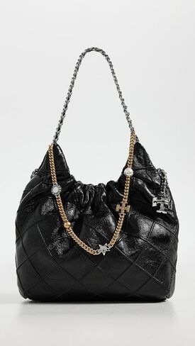 Tory Burch Women's Fleming Distressed Mini Hobo Bag in Kuwait