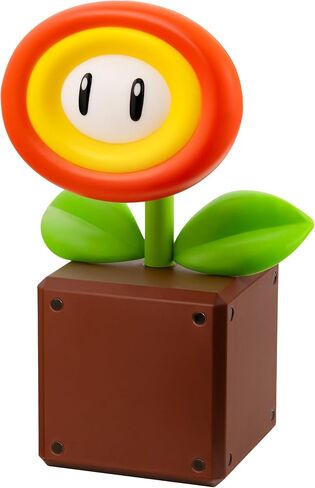 Paladone Super Mario Fireflower LED Lamp, Officially Licensed Nintendo Desk Lamp for Gamer, USB Powered Home Decor Gift in Saudi Arabia
