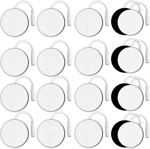 20PCS Tens Unit Electrode Pads, Multiple Sizes Electrodes for TENS Unit, Compatible with TENS 7000/ AUVON Tens Unit/Nicwell Care Tens, Reusable and Latex-Free Replacement Pads Set for Tens Machine in Kuwait
