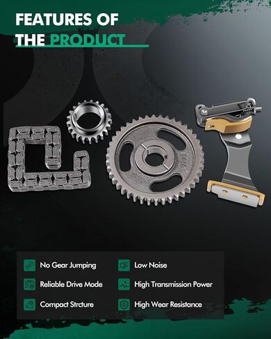 SCITOO C-3086K 90376S Engine Timing Chain Kit Replaces for Ford E-150 E-250 Econoline for F-150 Heritage Freestar Taurus Thunderbird Windstar for Lincoln Continental for Mercury Monterey 90-08 in Saudi Arabia